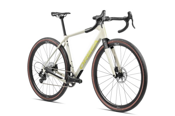 Rower gravel Orbea TERRA M21eTEAM 1X Ivory White-Spicy Lime 2024 - 