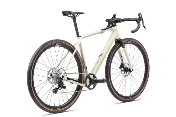 Rower gravel Orbea TERRA M21eTEAM 1X Ivory White-Spicy Lime 2024 - 