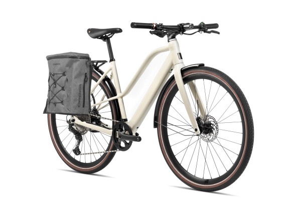 Rower elektryczny miejski Orbea VIBE MID H10 Ivory White 2024 - 
