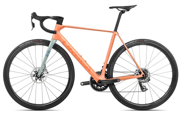 Rower szosowy Orbea ORCA M11eLTD PWR Orange - Blue 2025 - 
