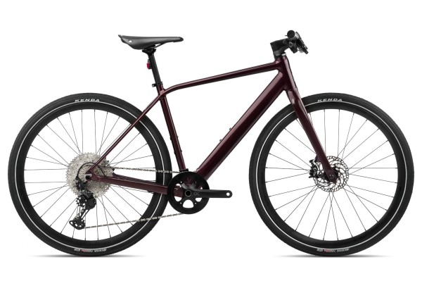 Rower elektryczny miejski Orbea VIBE H10 Metallic Burgundy Red 2024