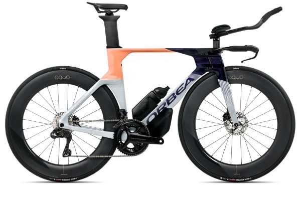 Rower triathlonowy Orbea ORDU M20iLTD silver - carbon - orange 2026