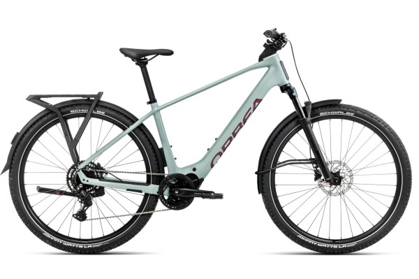 Rower elektryczny trekkingowy Orbea KEMEN ADV 30 blue - brugundy 2026