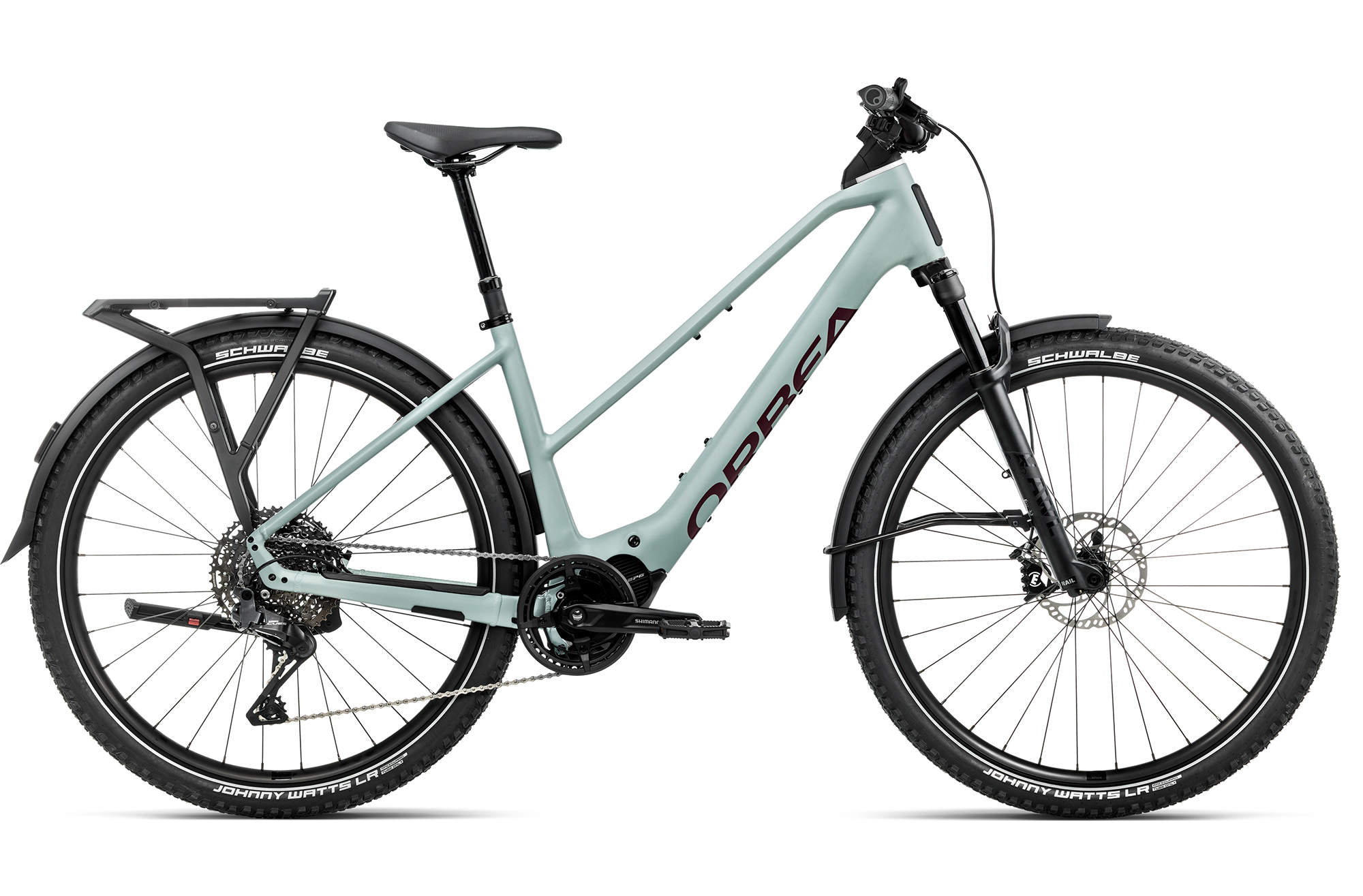 Rower elektryczny trekkingowy Orbea KEMEN ADV 10 MID blue - brugundy 2026