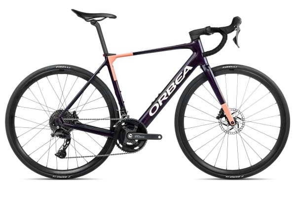 Rower elektryczny szosowy Orbea GAIN M40 purple - orange 2026